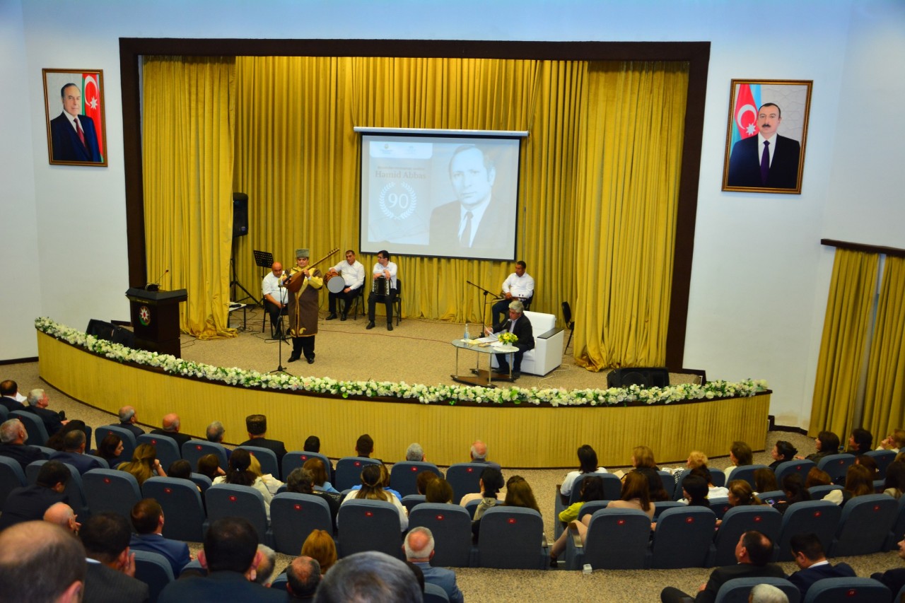 Ağstafada şair Həmid Abbasın 90 illik yubileyi qeyd olundu - FOTOLAR